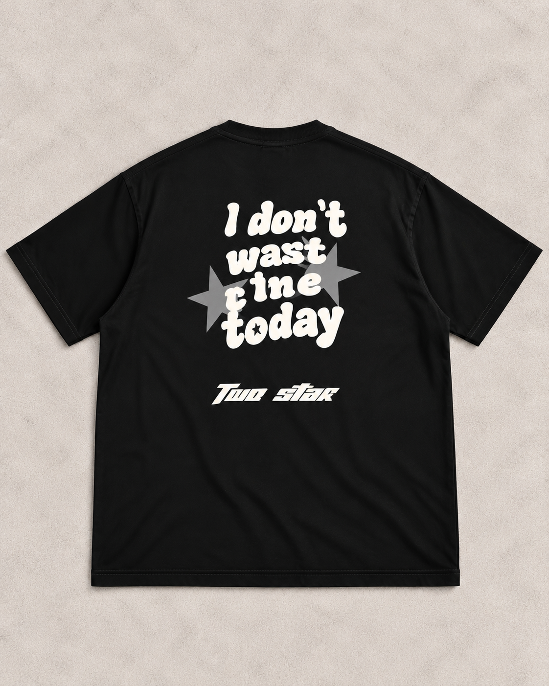 T-Shirt Noir Oversize à Imprimé Graphique – Style Streetwear Premium