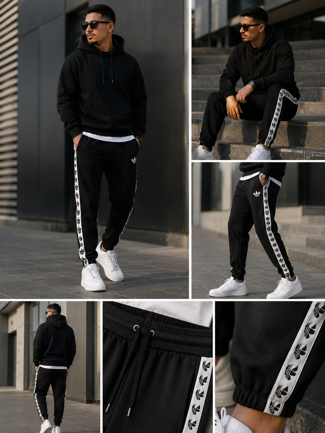 Pantalon Jogger Premium Homme – Noir