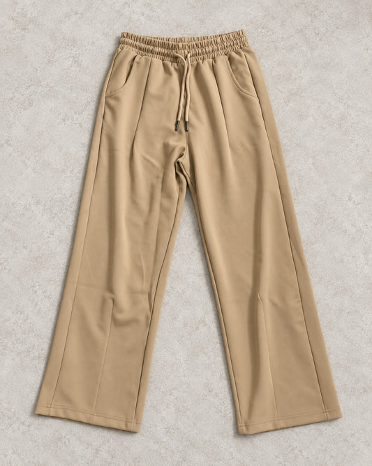 Pantalon Wide Leg Premium – Beige