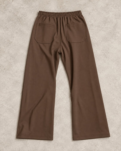 Pantalon Wide Leg Premium – Marron