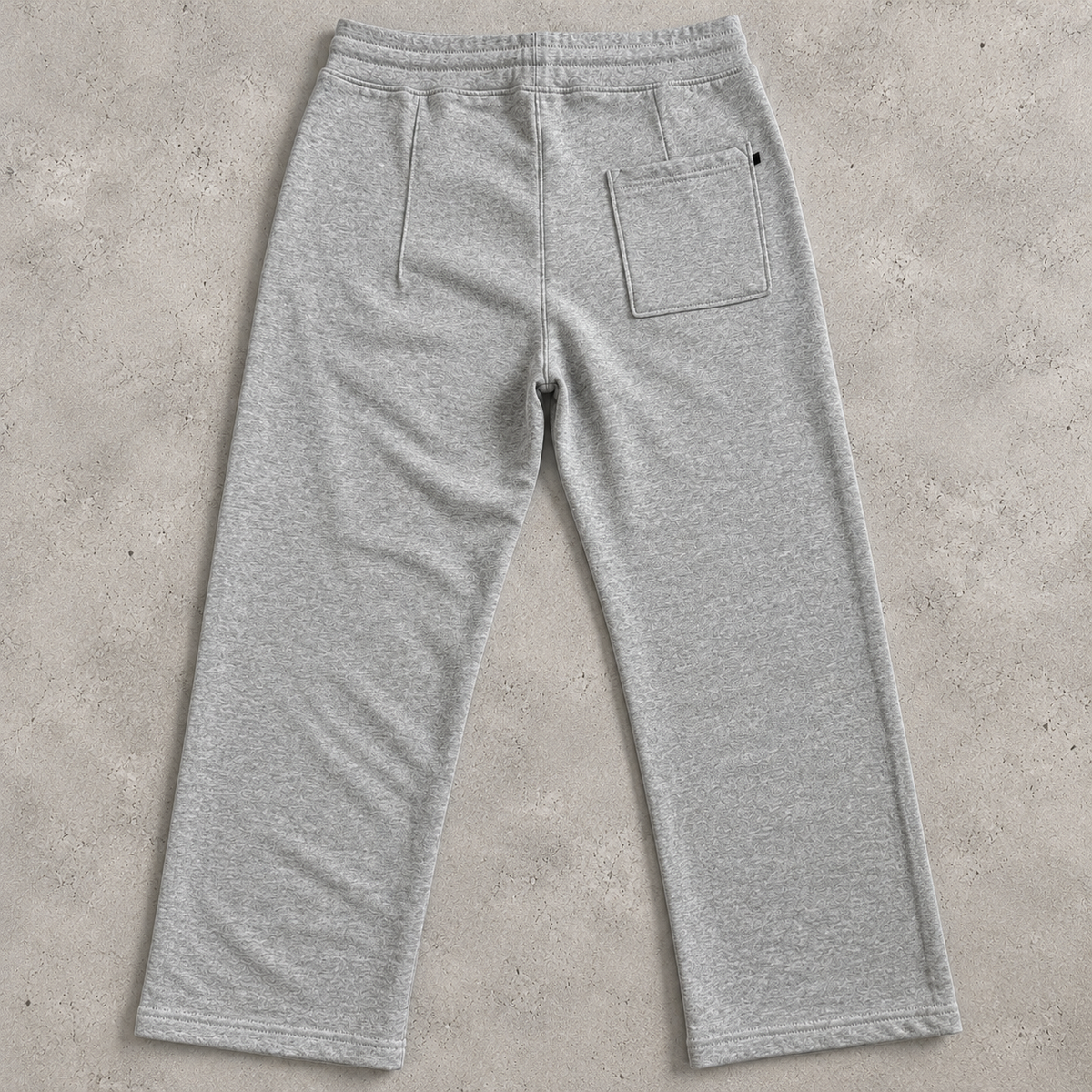 Pantalon Jogging Gris Chiné Coupe Droite – Confort & Style