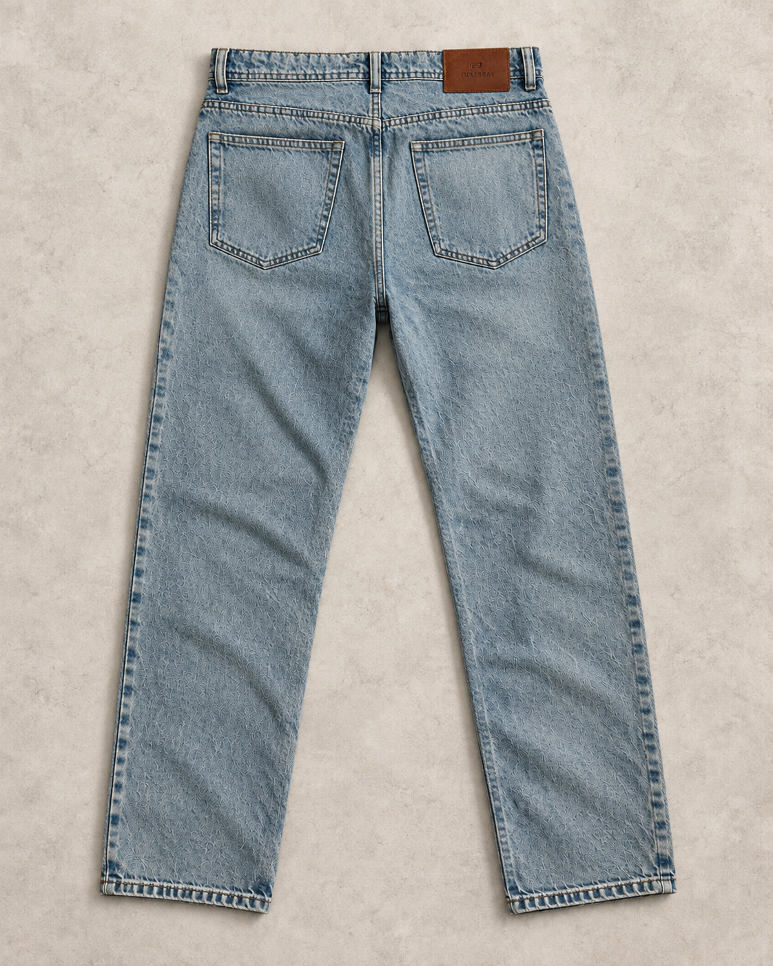 Jean Bleu Délavé Coupe Droite – Style Casual Premium