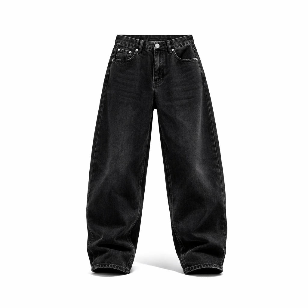Jeans Baggy Noir – Coupe Oversize Streetwear