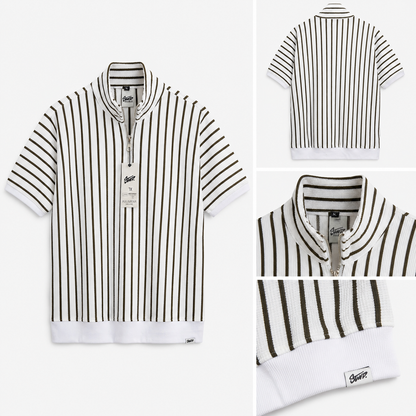 T-Shirt Rayé Premium Homme – Style Moderne