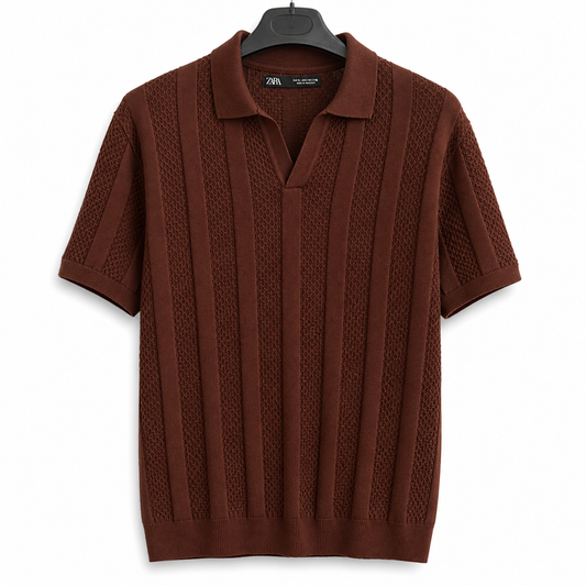 T-Shirt Premium Texturé – Style Élégant