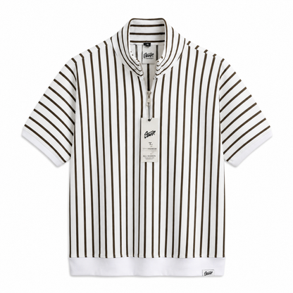 T-Shirt Rayé Premium Homme – Style Moderne