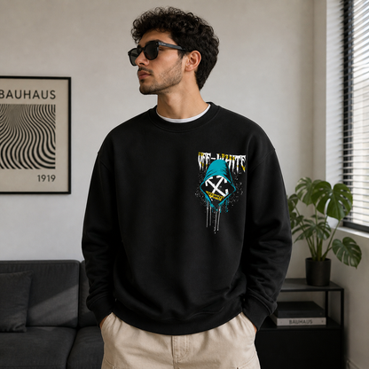 Sweat Noir Graphic Streetwear