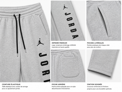 Pantalon Jordan Casual – Gris Premium