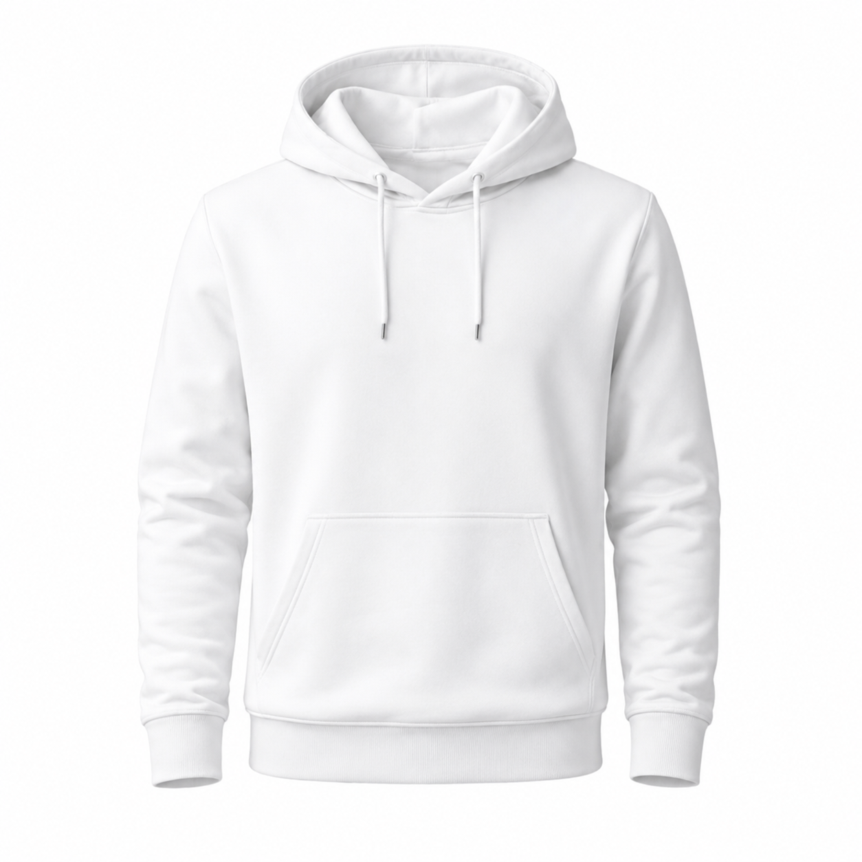 Hoodie Basic Premium Homme – Blanc