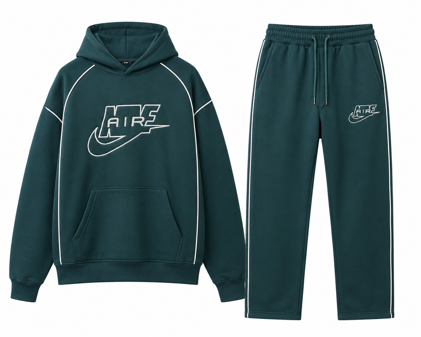 Ensemble Hoodie & Jogging AIRS – Vert Premium