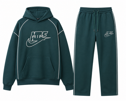 Ensemble Hoodie & Jogging AIRS – Vert Premium