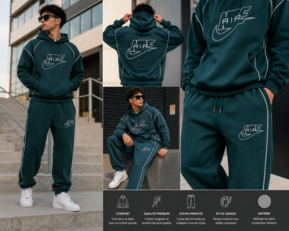 Ensemble Hoodie & Jogging AIRS – Vert Premium