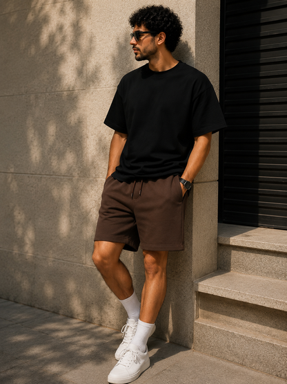 Short Premium Confort Marron