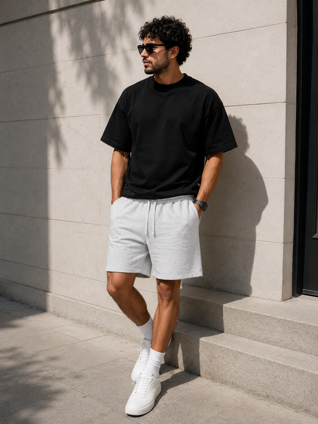 Short Premium Confort Gris