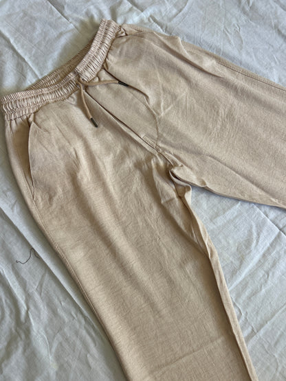 Pantalon Linen Premium Beige – Style Old Money