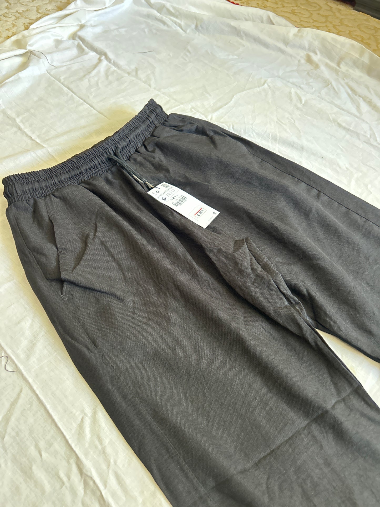 Pantalon Linen Premium Noire – Style Old Money