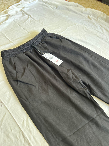 Pantalon Linen Premium Noire – Style Old Money