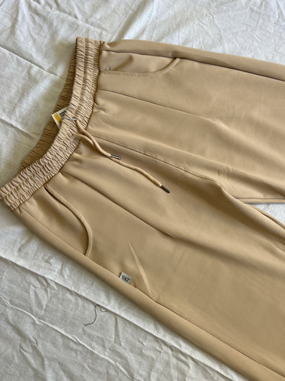 Pantalon Wide Leg Premium – Beige