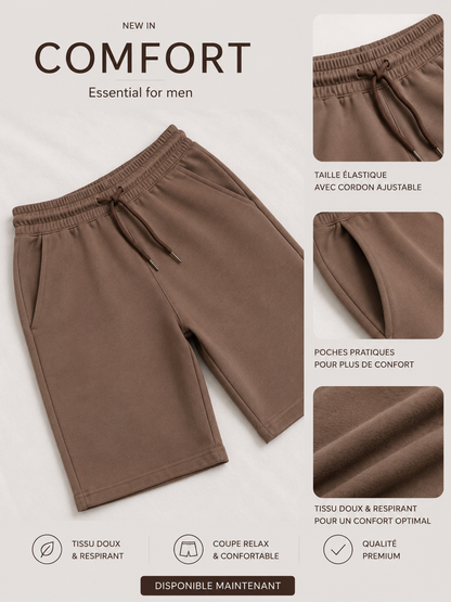 Short Premium Confort Marron