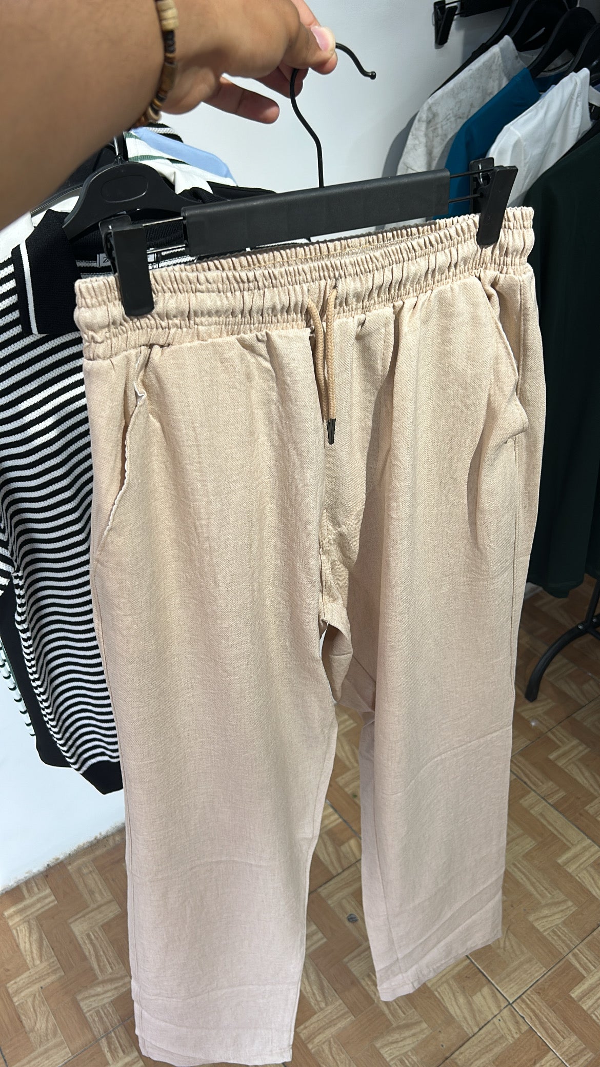 Pantalon Linen Premium Beige – Style Old Money