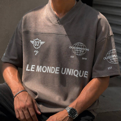 T-Shirt Oversize Premium “Le Monde Unique”