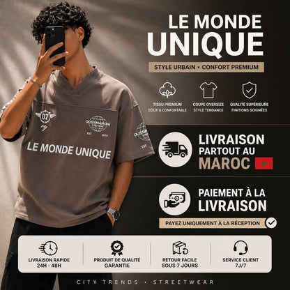 T-Shirt Oversize Premium “Le Monde Unique”